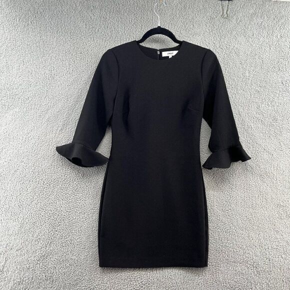 LIKELY Bedford Flared-Cuff Mini Dress size 4 in black - Picture 2 of 11
